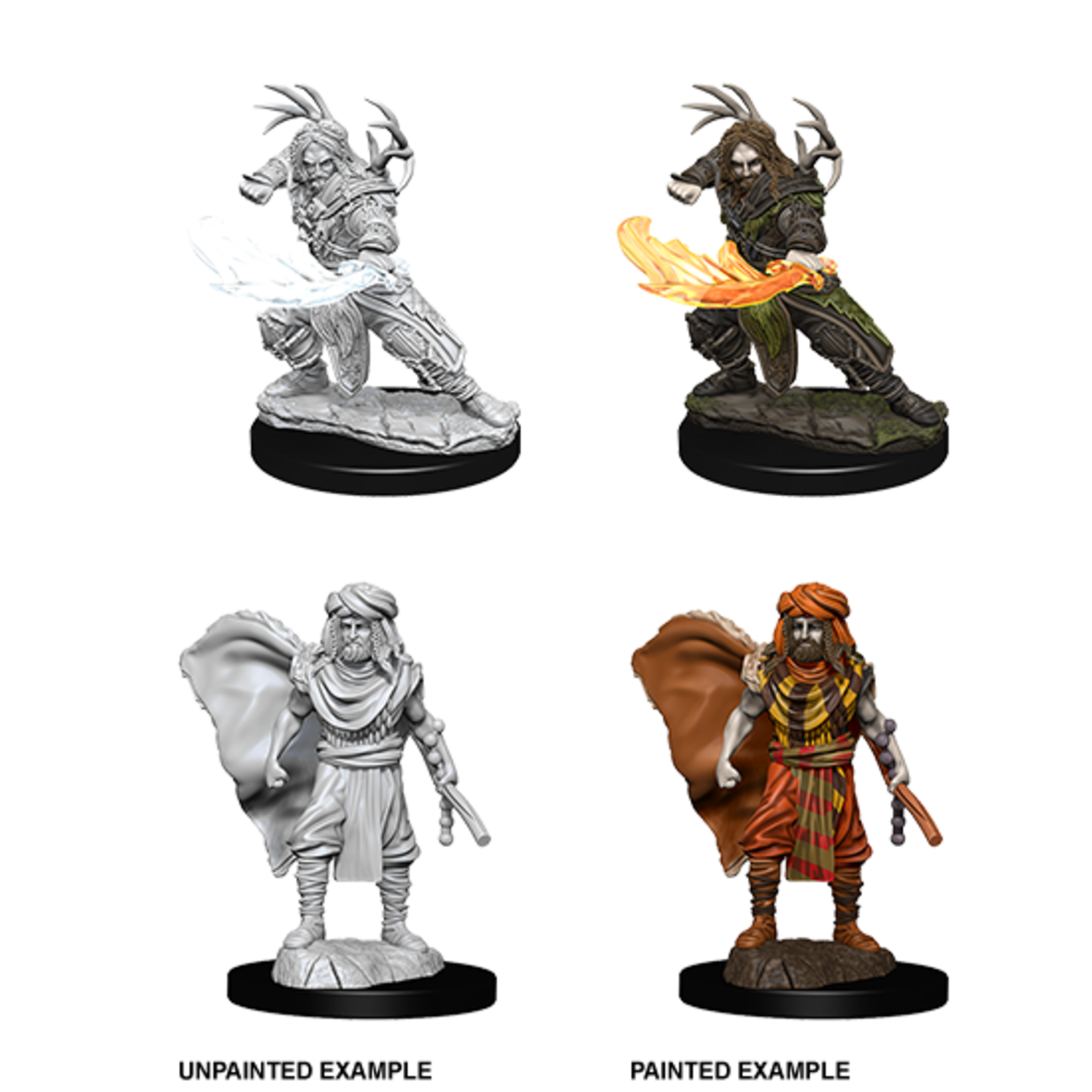 WIZKIDS/NECA D&DNMUM Human Druid Male W6