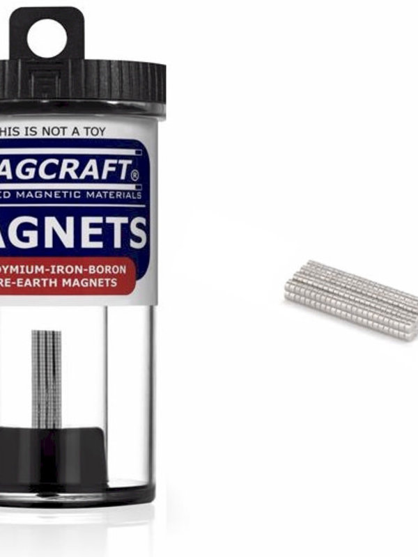 MagCraft Rare Earth Magnet 0.0625 x 0.03125 200ct