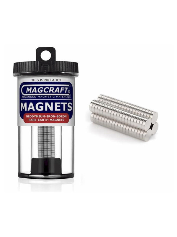 MagCraft Rare Earth Magnet 0.25x 0.0625 80ct