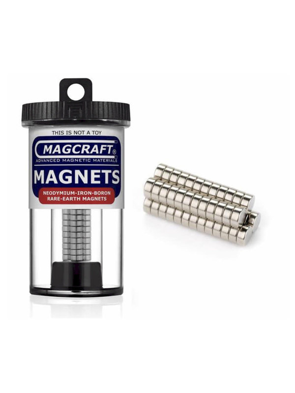 MagCraft Rare Earth Magnet 0.25x 0.1 50ct