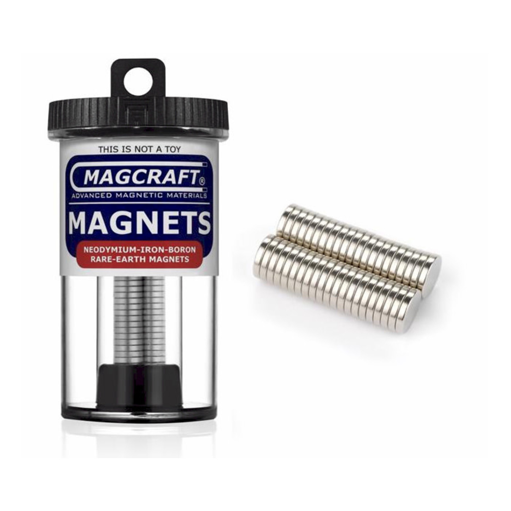 MagCraft Rare Earth Magnet 0.375 x 0.063x 0.125 40ct