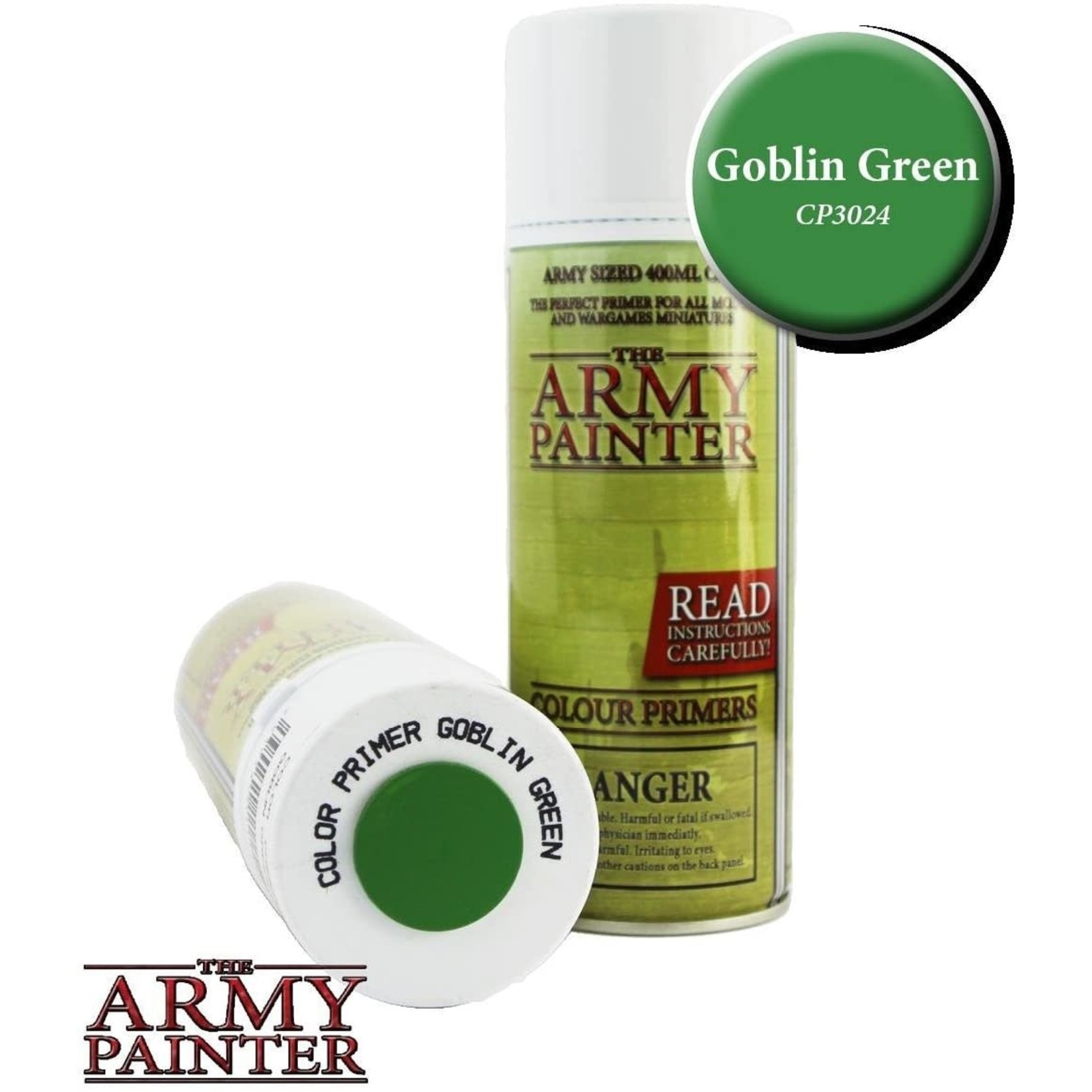 Army Painter Colour Primer: Goblin Green 400ml Spray