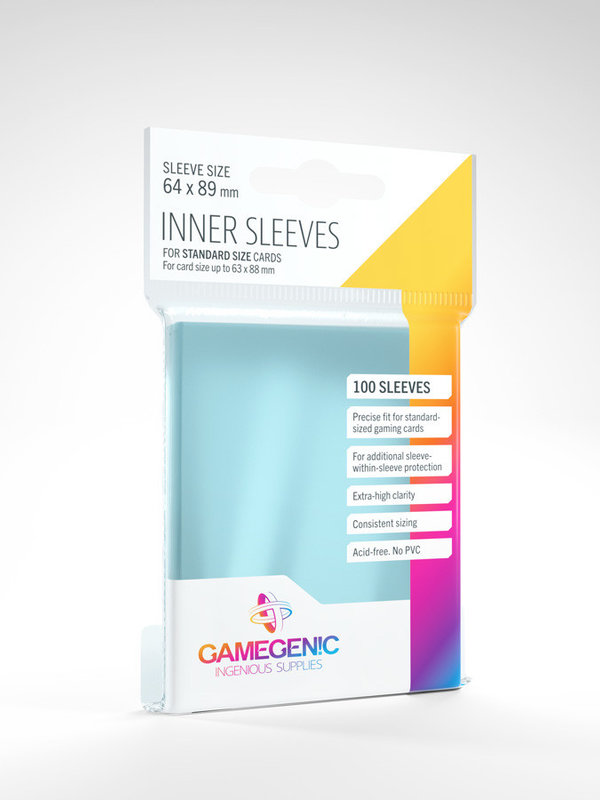 GAMEGEN!C Inner Sleeves (100) 64 x 89mm
