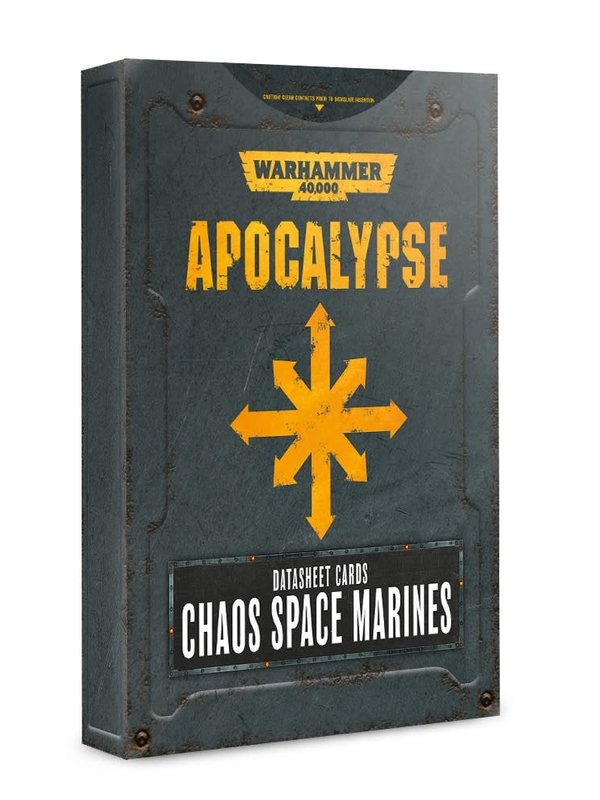 Games Workshop Chaos Apocalypse DataSheets