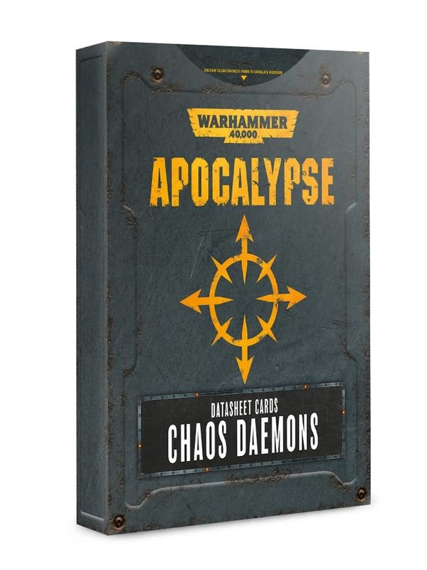 Games Workshop Chaos Deamons Apocalypse DataSheets