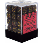 Chessex Dm5 Scarab 12mm D6 Blue/Blood/Gold (36)