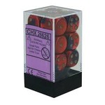 Chessex Gemini Purple-Red/Gold 16mm d6 Dice (12)