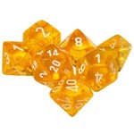Chessex Translucent: Poly Yellow/White (7) Revised