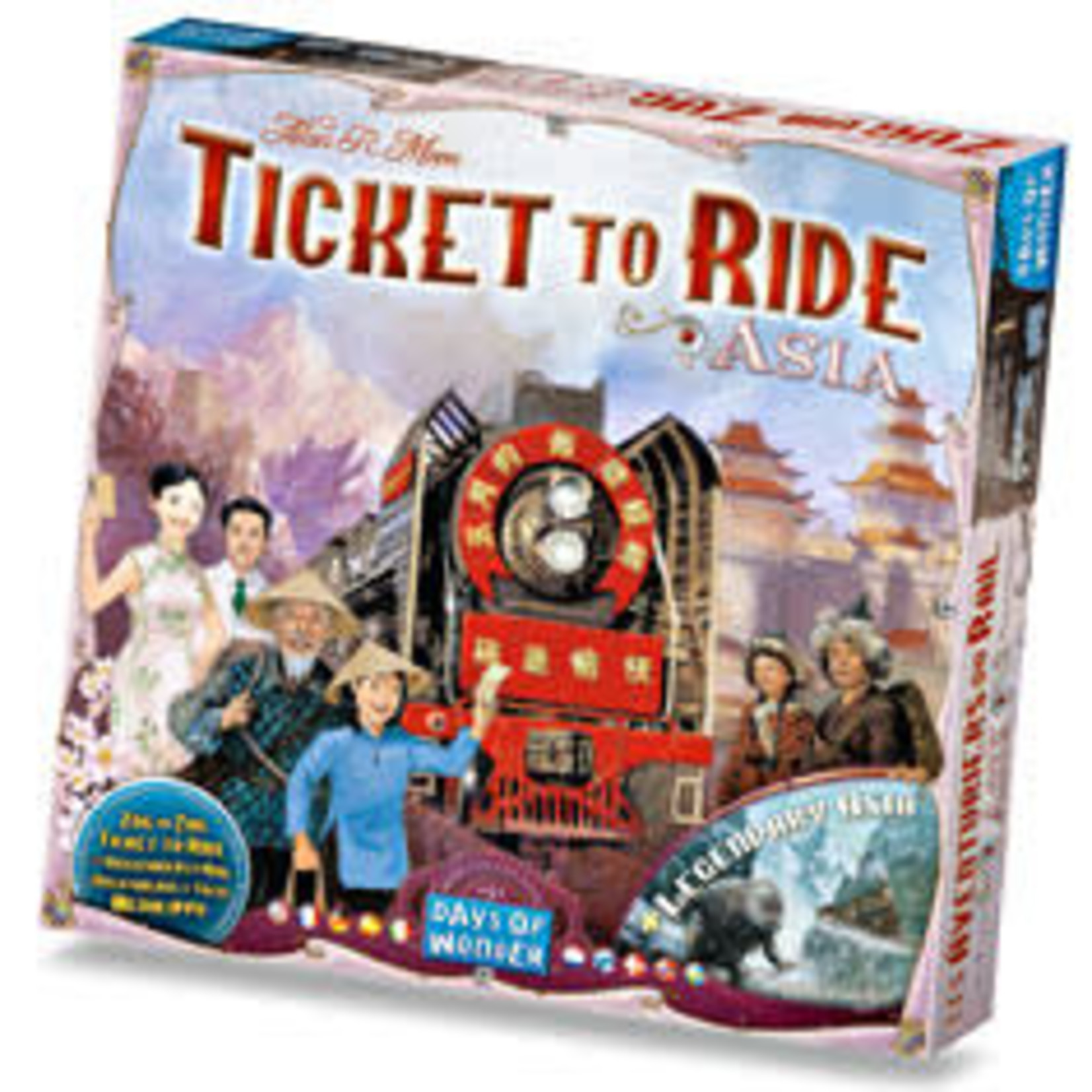 Days of Wonder Ticket to Ride Asia Map Collection V1