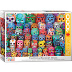 EuroGraphics Traditional Mexican Skulls 1000pc