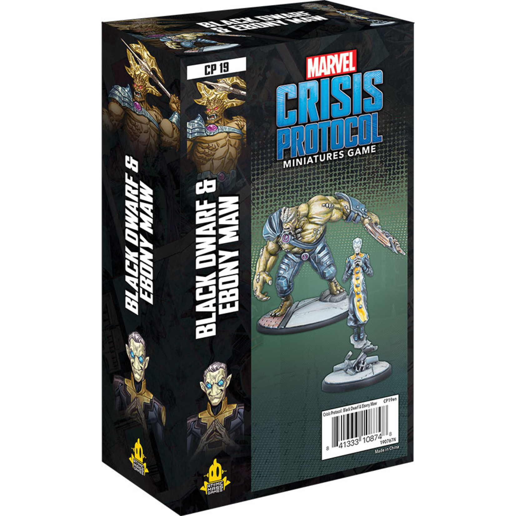 Atomic Mass Games Marvel: Crisis Protocol –  Black Dwarf and Ebony Maw Character Pack