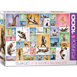 EuroGraphics Yoga Cats 1000pc