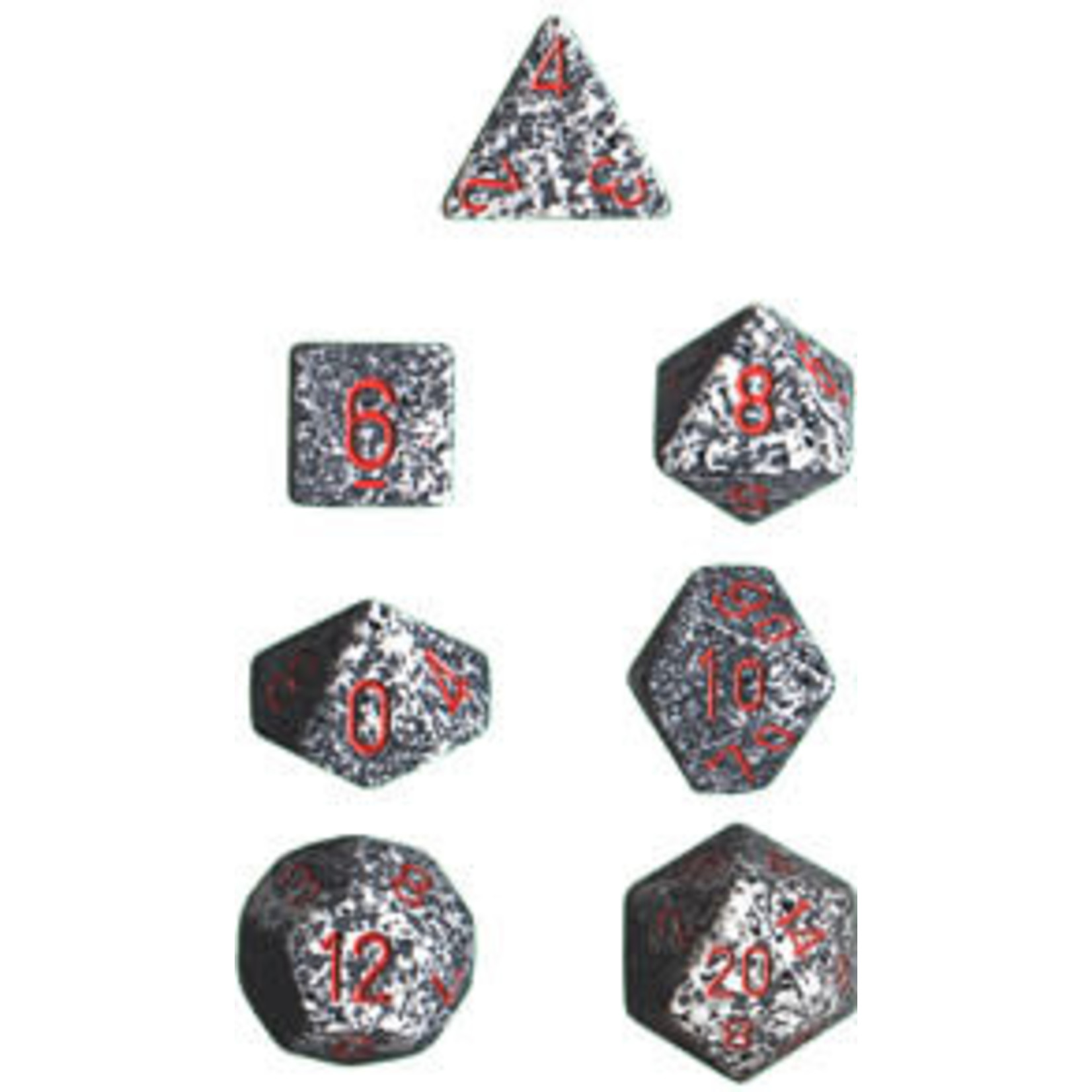 Chessex Speckled Granite 7 die set