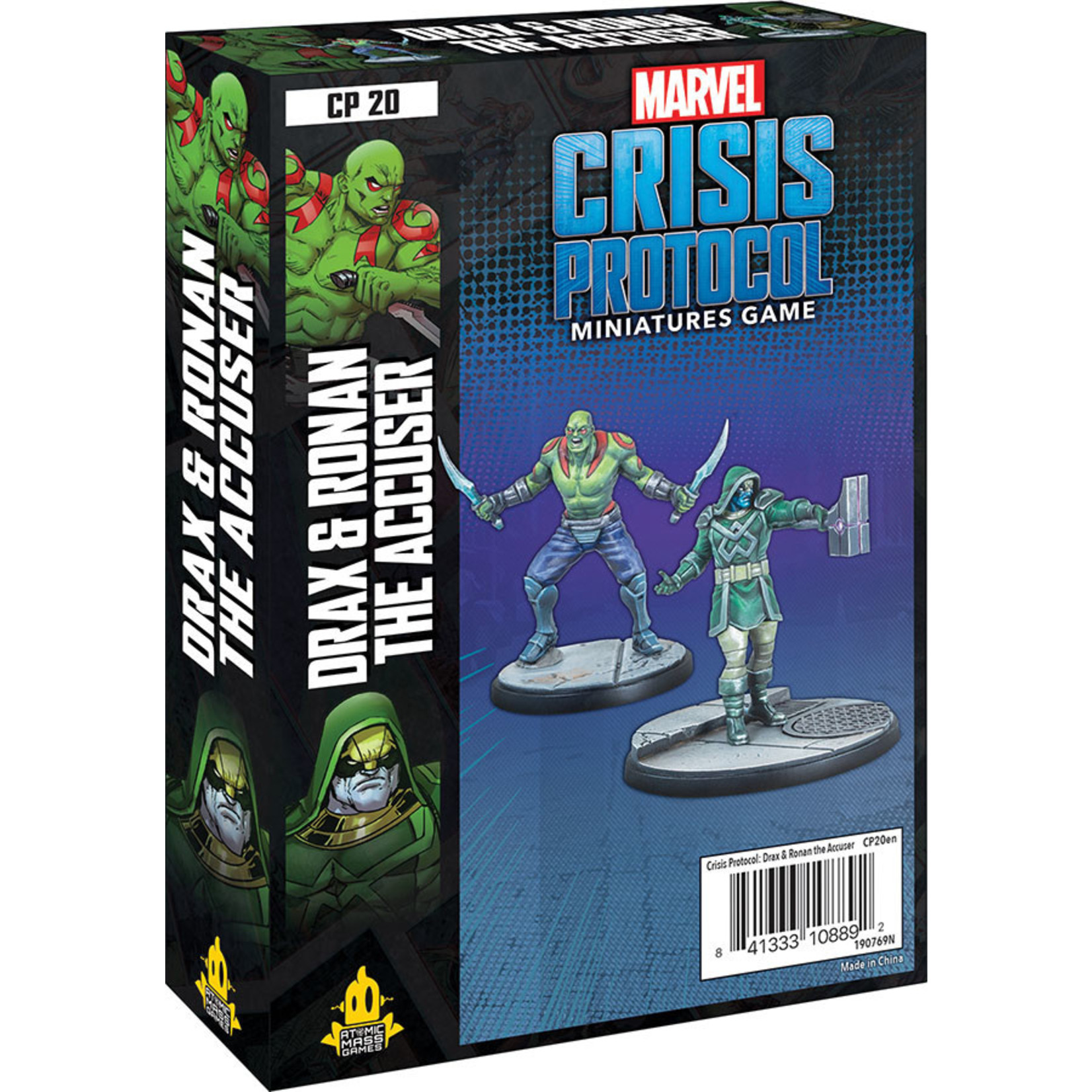 Atomic Mass Games Marvel Crisis Protocol - Drax and Ronan the Accuser Character Pack