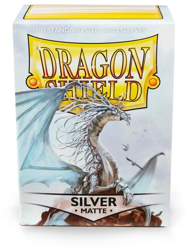 Arcane Tinmen Dragon Shield: SILVER Matte (100)
