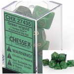 Chessex Vortex: Poly Green/Gold (7)