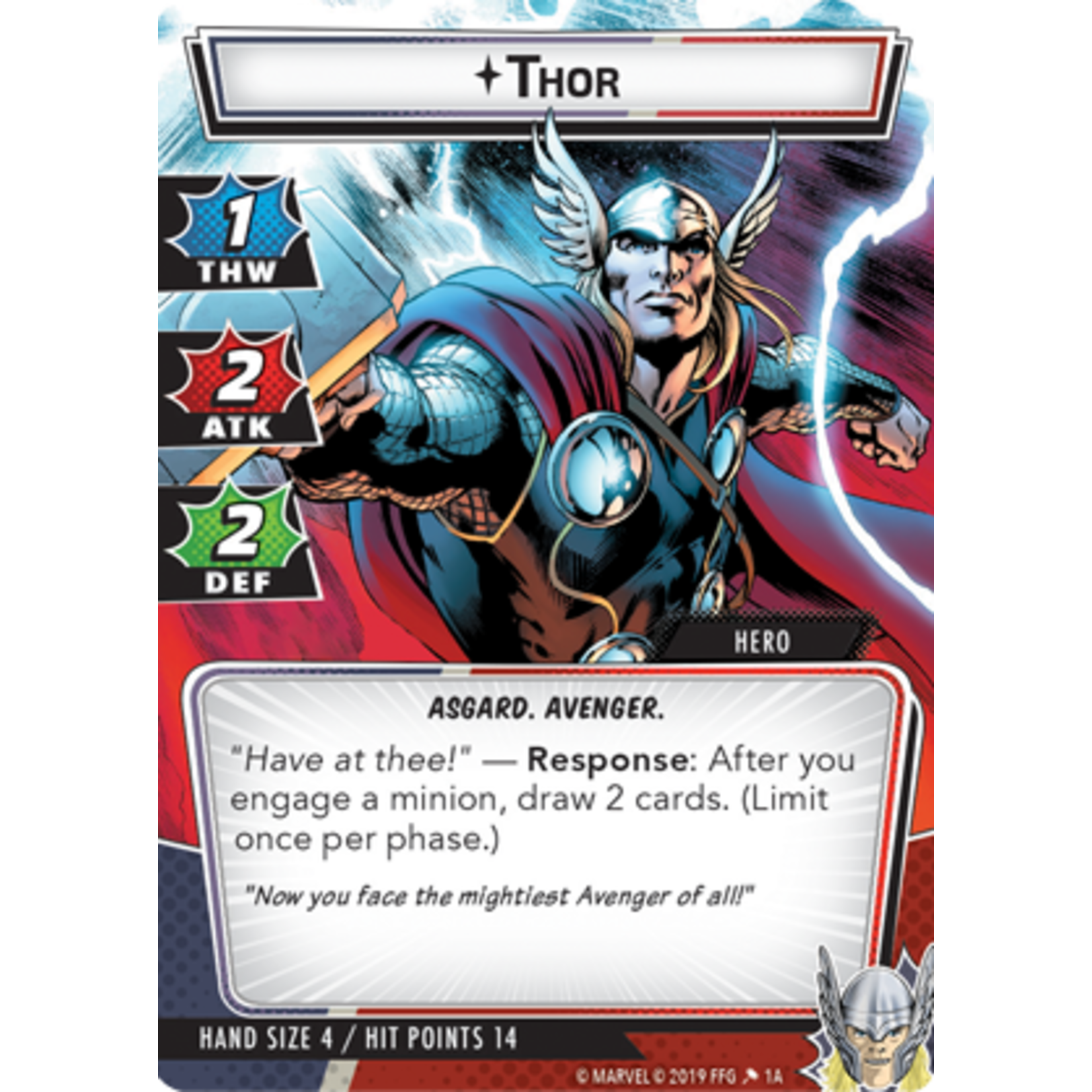 Fantasy Flight Games Marvel Champions: The Card Game - LCG Thor Hero Pack