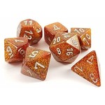 Chessex Glitter Gold Silver 7 die set