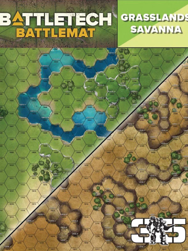 Catalyst Game Labs BattleTech Battle Mat Grasslands Savanna