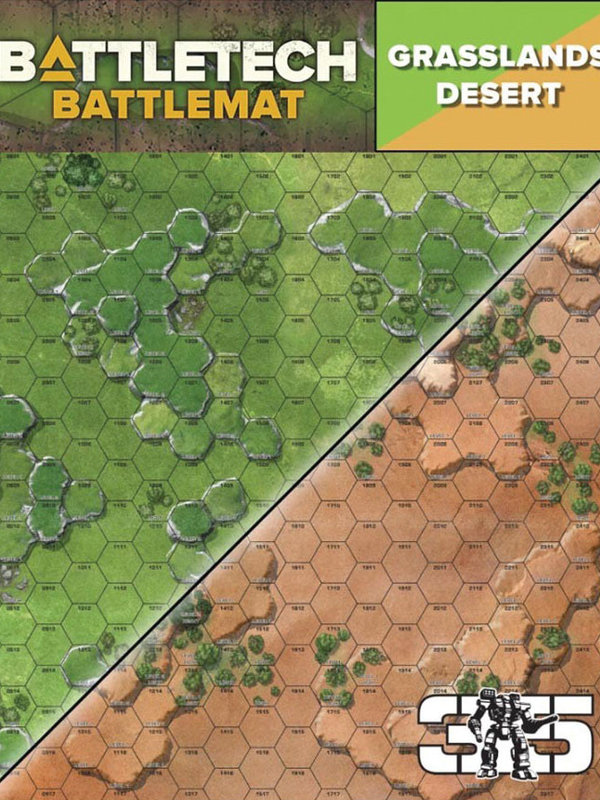 Catalyst Game Labs BattleTech Battle Mat Grasslands Desert