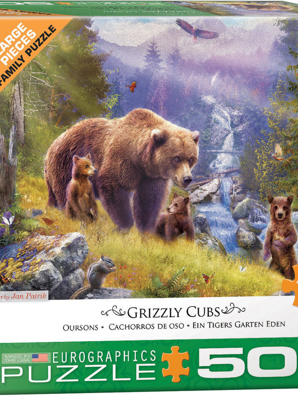 EuroGraphics Grizzly Cubs 500pc