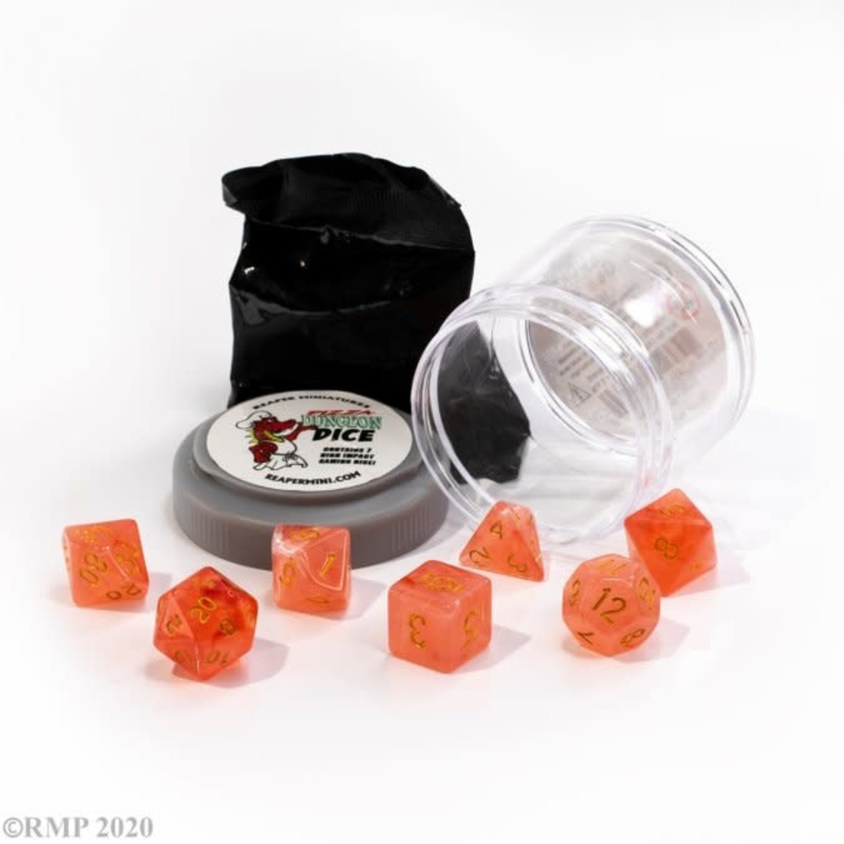 Reaper Pizza Dungeon Lucky Dice: Gem Red