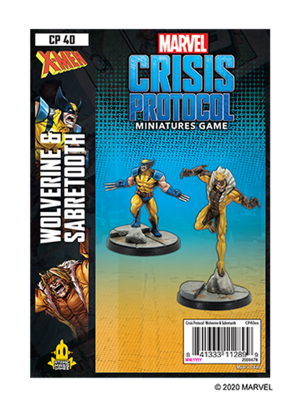 Atomic Mass Games MCP Wolverine and Sabertooth Pack
