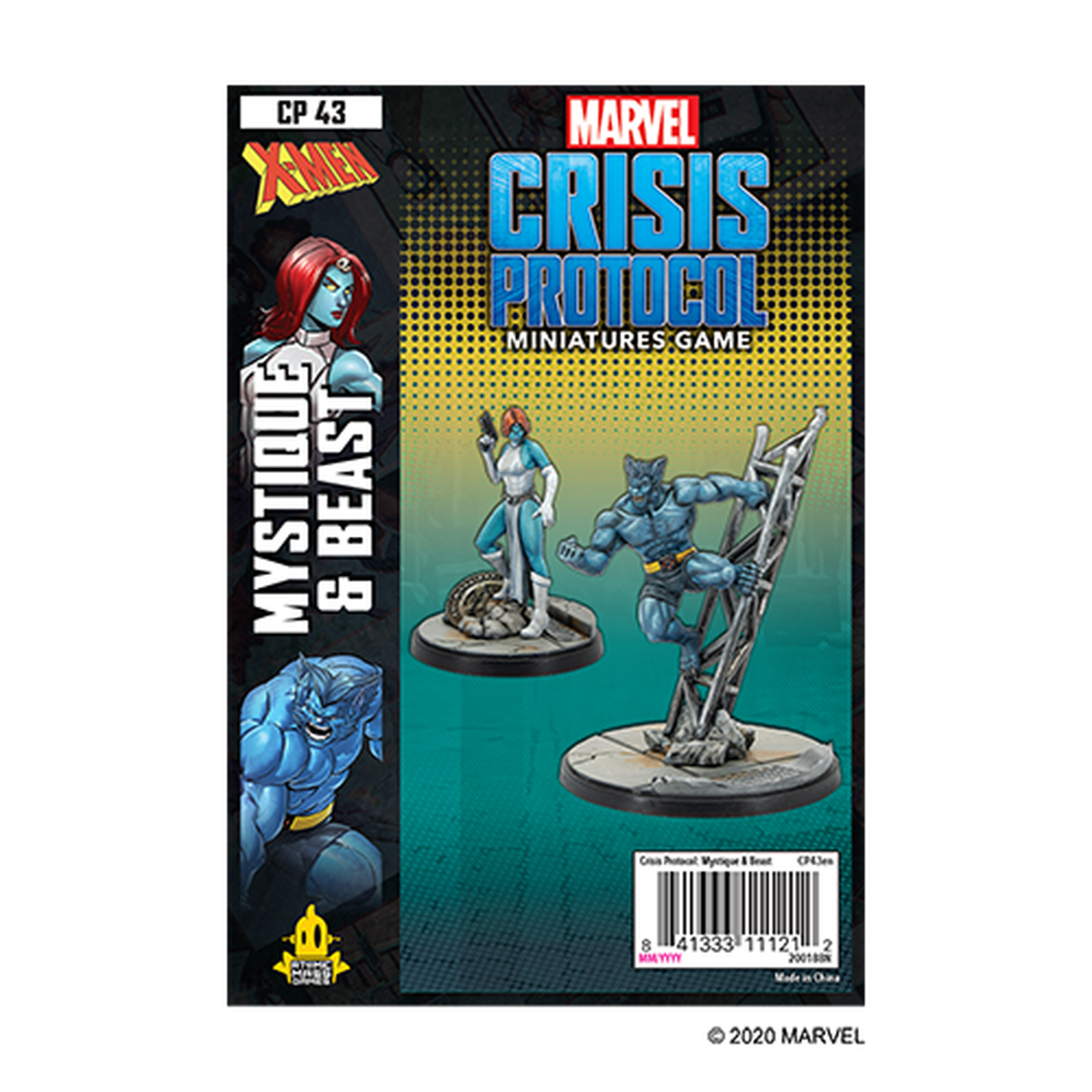 Atomic Mass Games Marvel Crisis Protocol - Beast and Mystique Pack