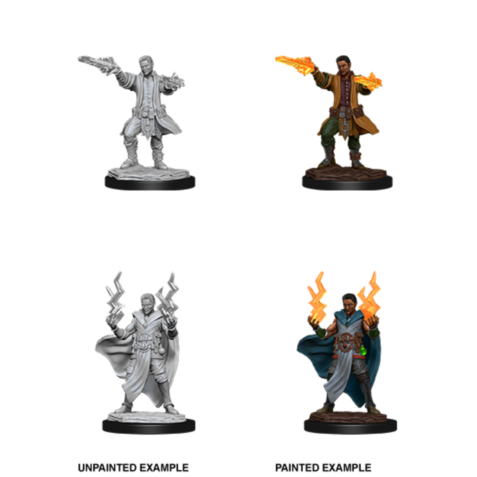 WIZKIDS/NECA D&DNMUM Human Sorcerer Male W12