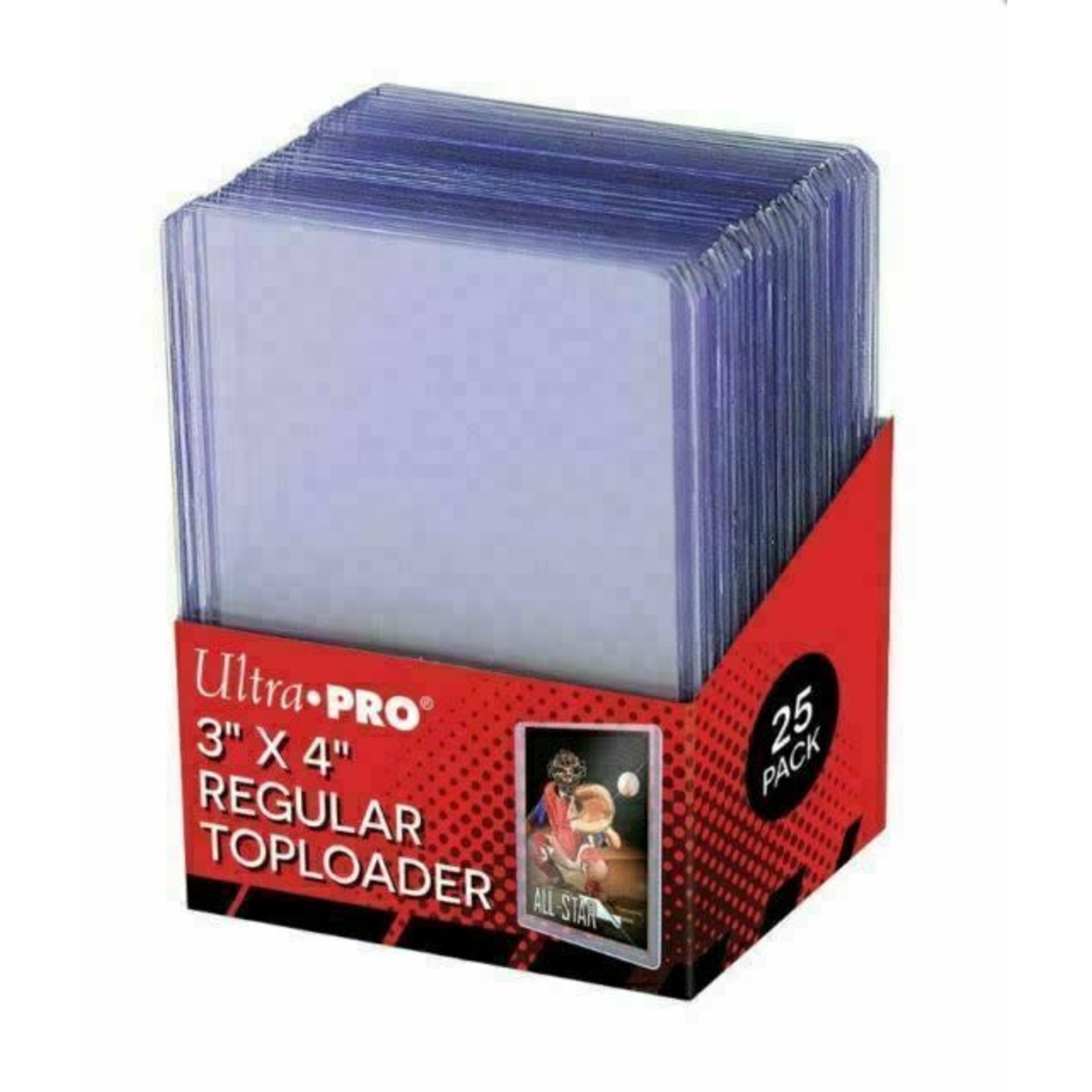 Ultra Pro Toploader: 3in x 4in Clear Regular (25)