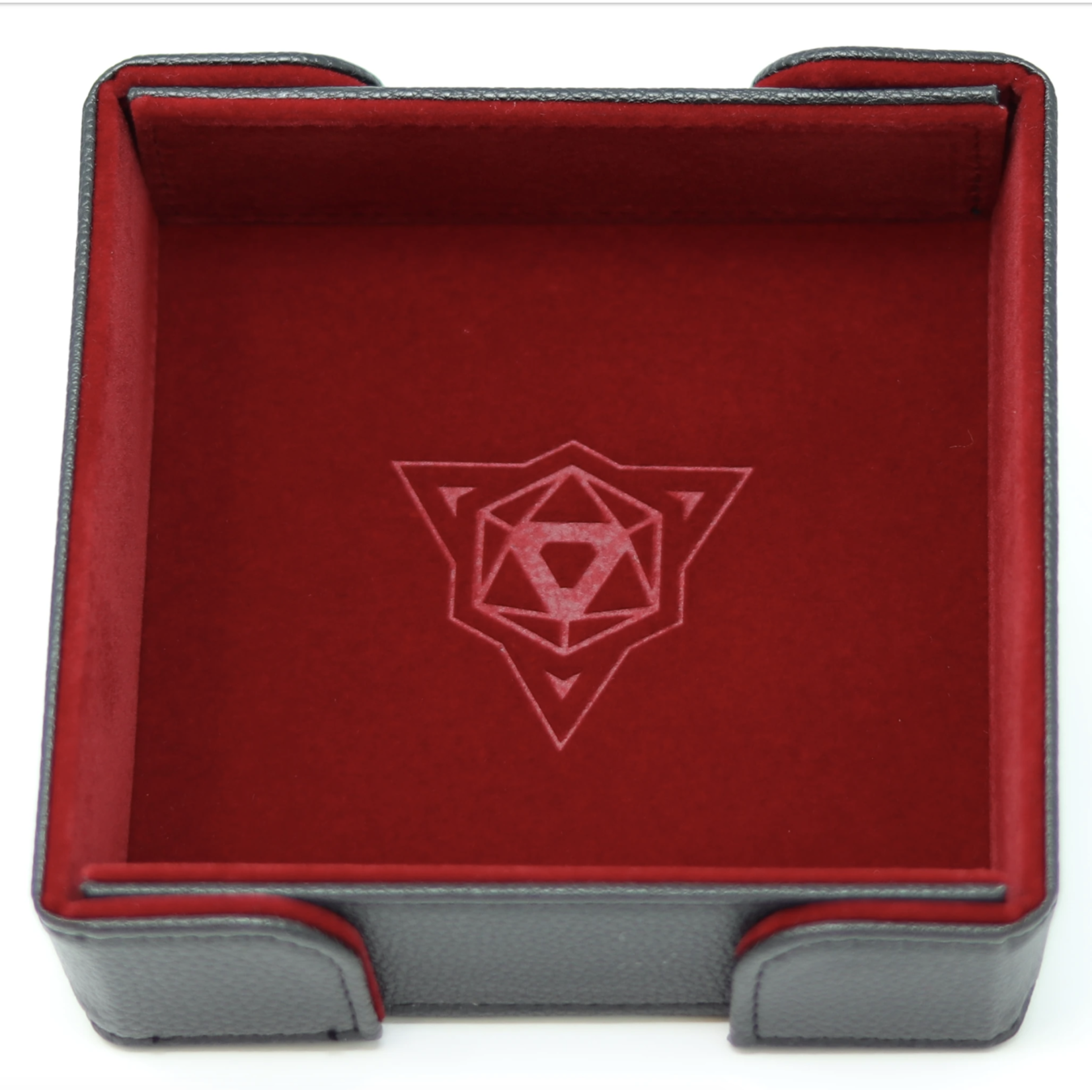 Die Hard Dice Magnetic Square Dice Rolling Tray - Red