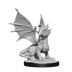 WIZKIDS/NECA D&DNMUM Silver Dragon Wyrmling and Female Halfling W13