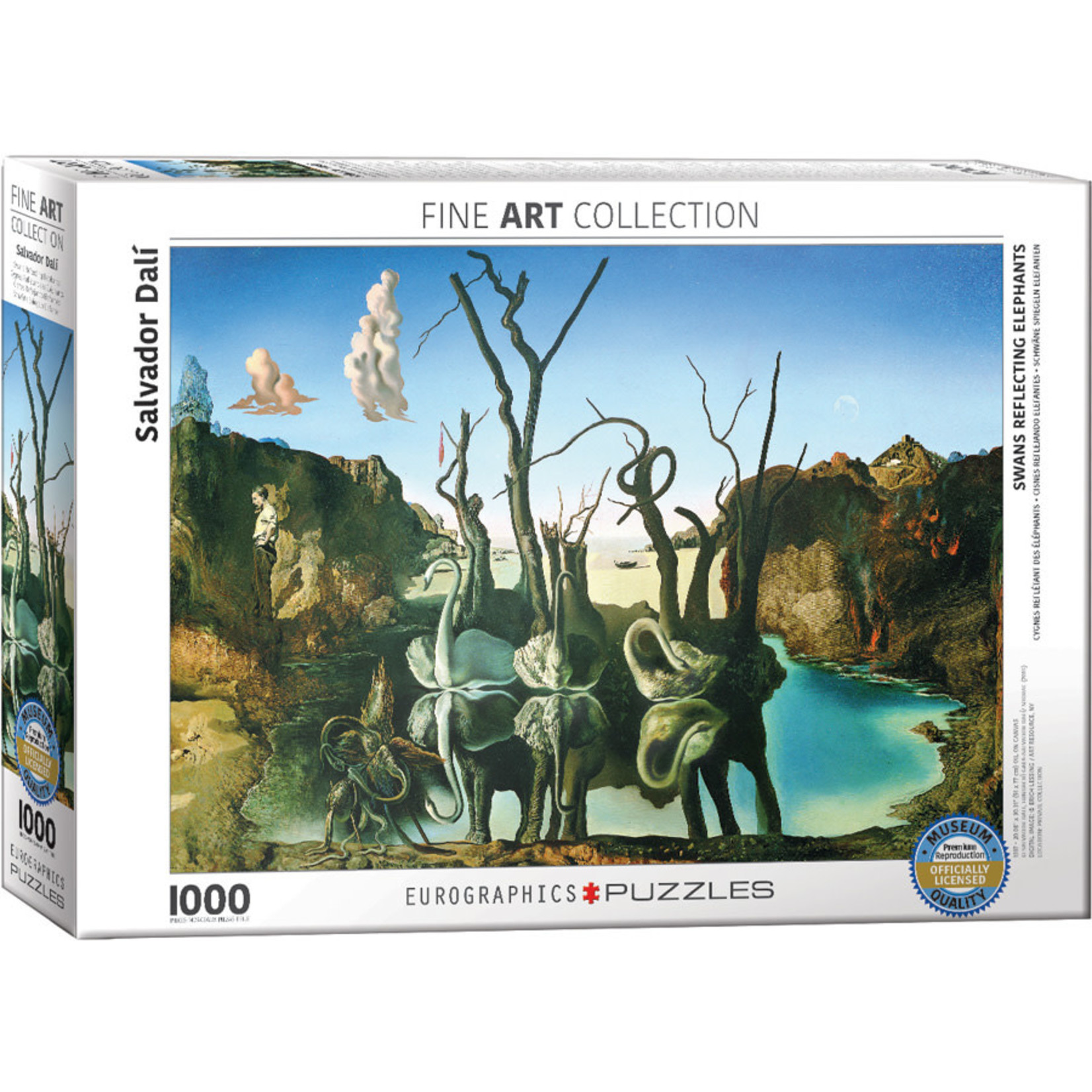 EuroGraphics Swans Reflecting Elephants 1000pc