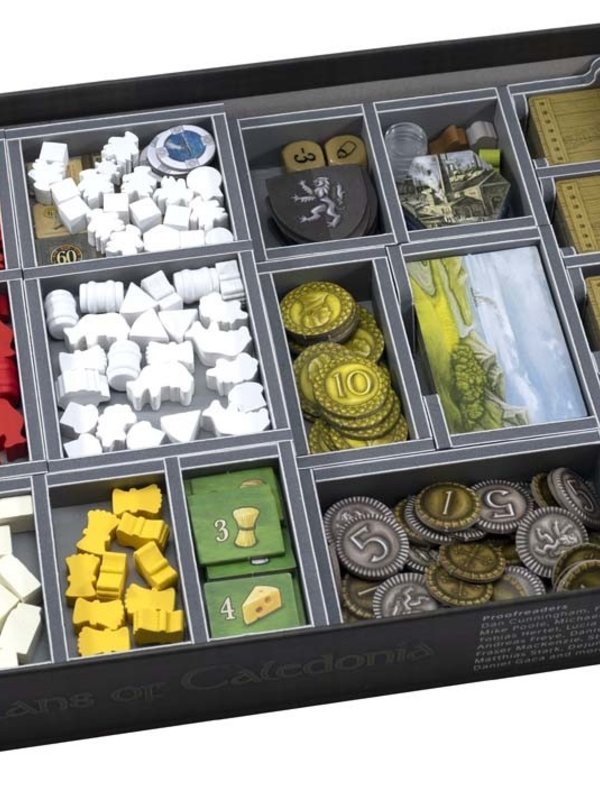Folded Space Box Insert: Clans of Caledonia/Revised