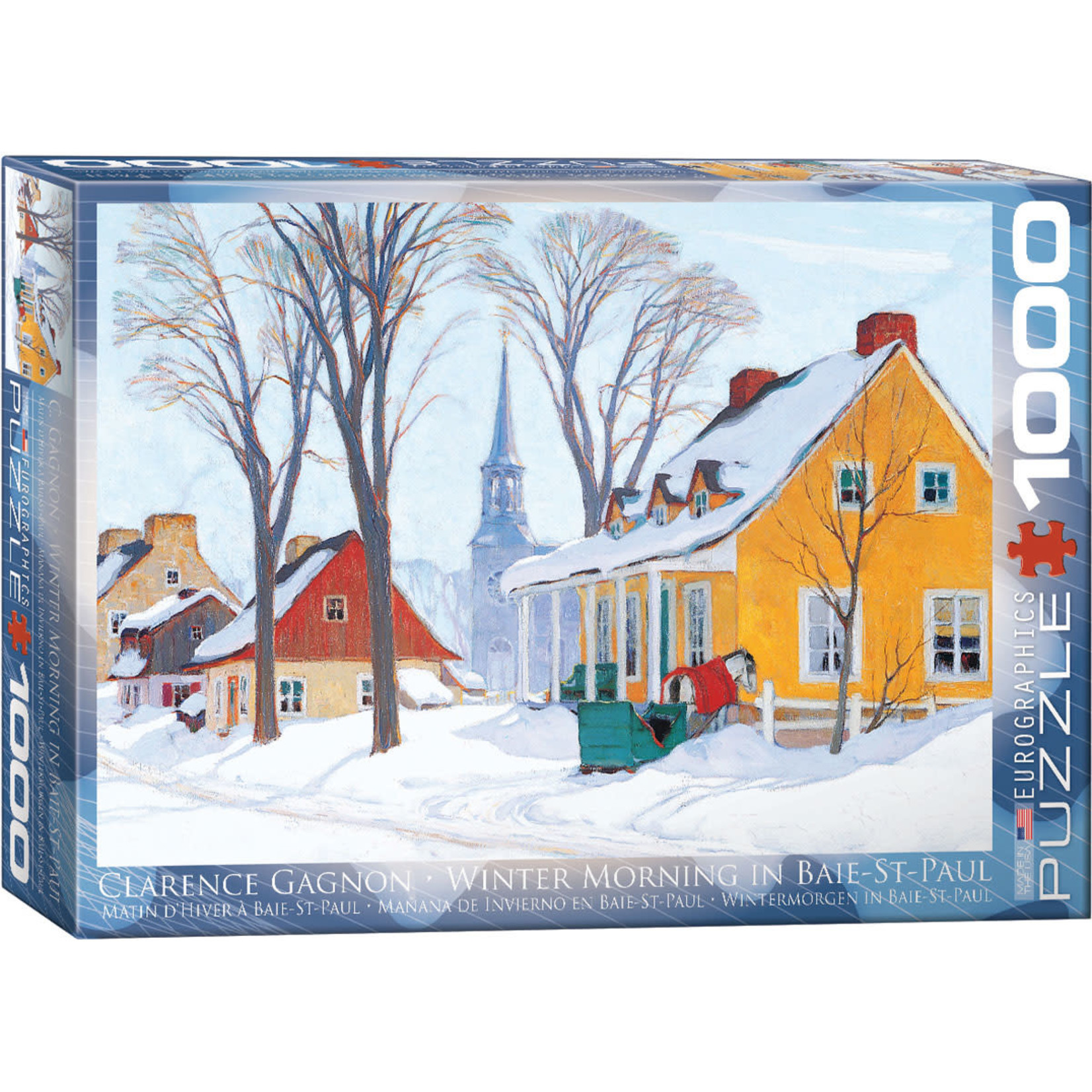 EuroGraphics Winter Morning in Baie-St-Paul 1000pc