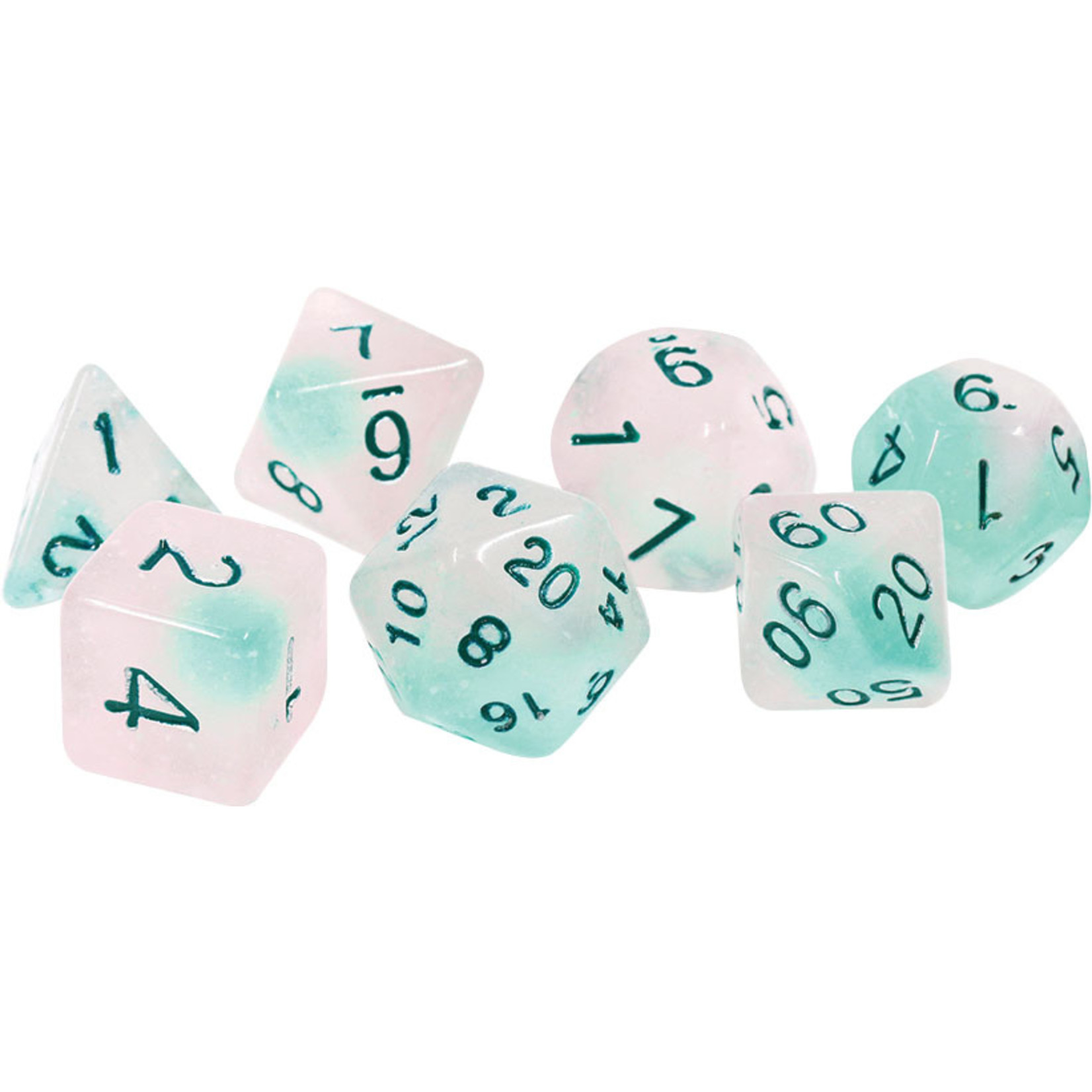 Sirius Dice RPG Dice Set (7): Frosted Glowworm