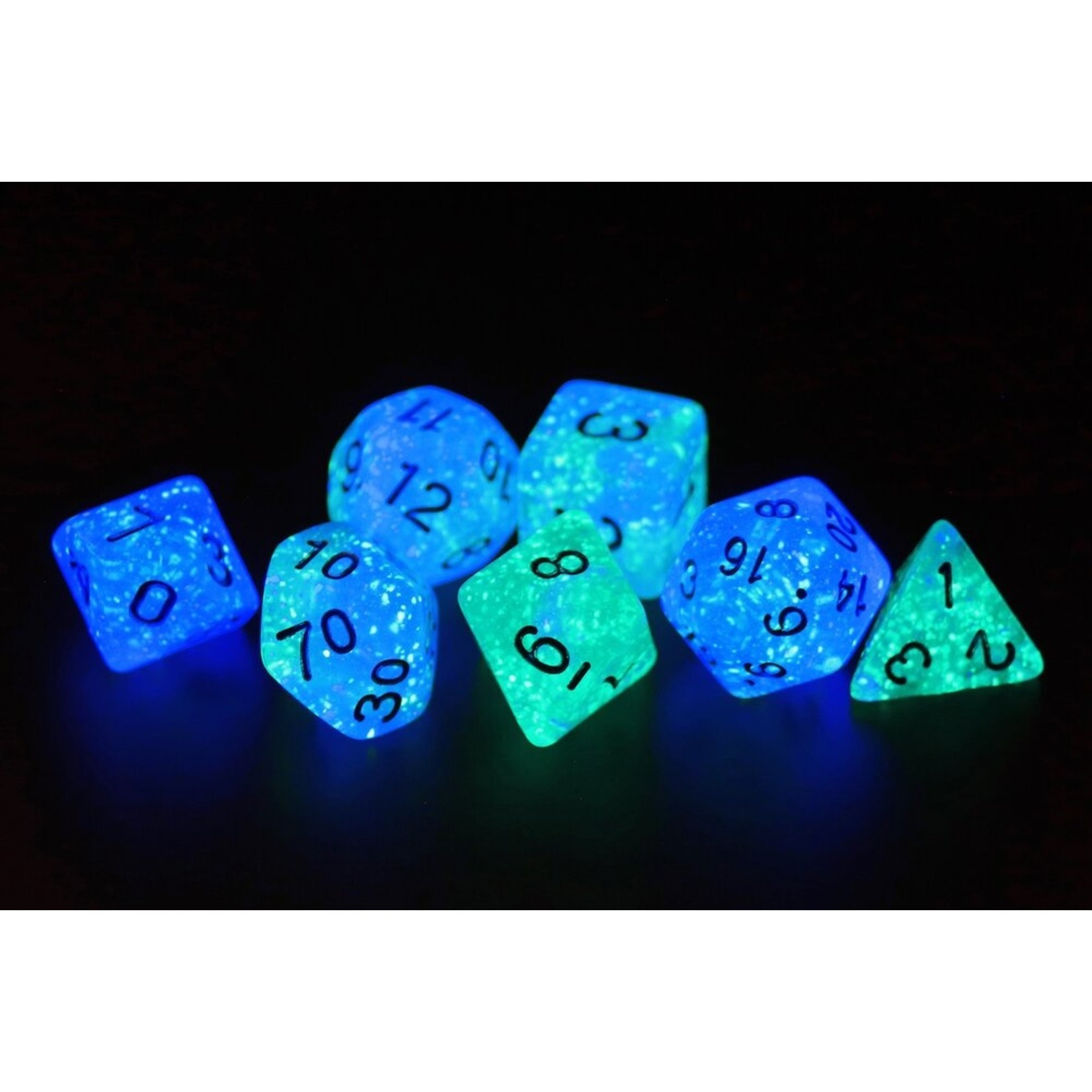 Sirius Dice RPG Dice Set (7): Frosted Glowworm