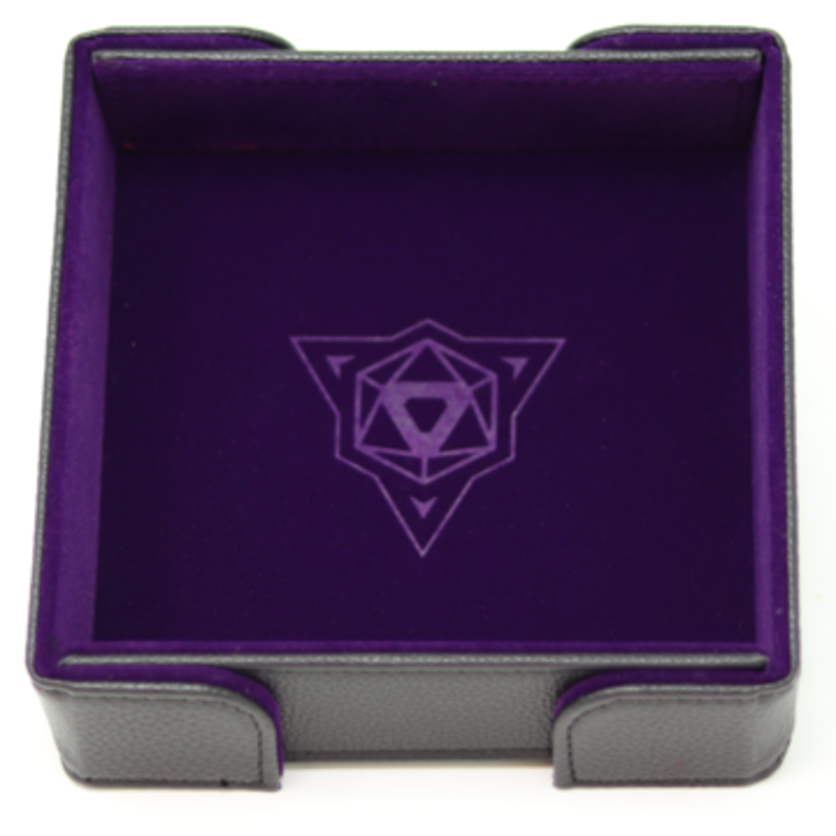 Die Hard Dice Magnetic Square Dice Rolling Tray - Purple