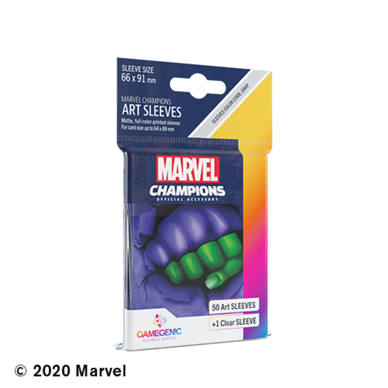 GAMEGEN!C Marvel Champions She-Hulk Art Sleeves (50) 66 x 91mm