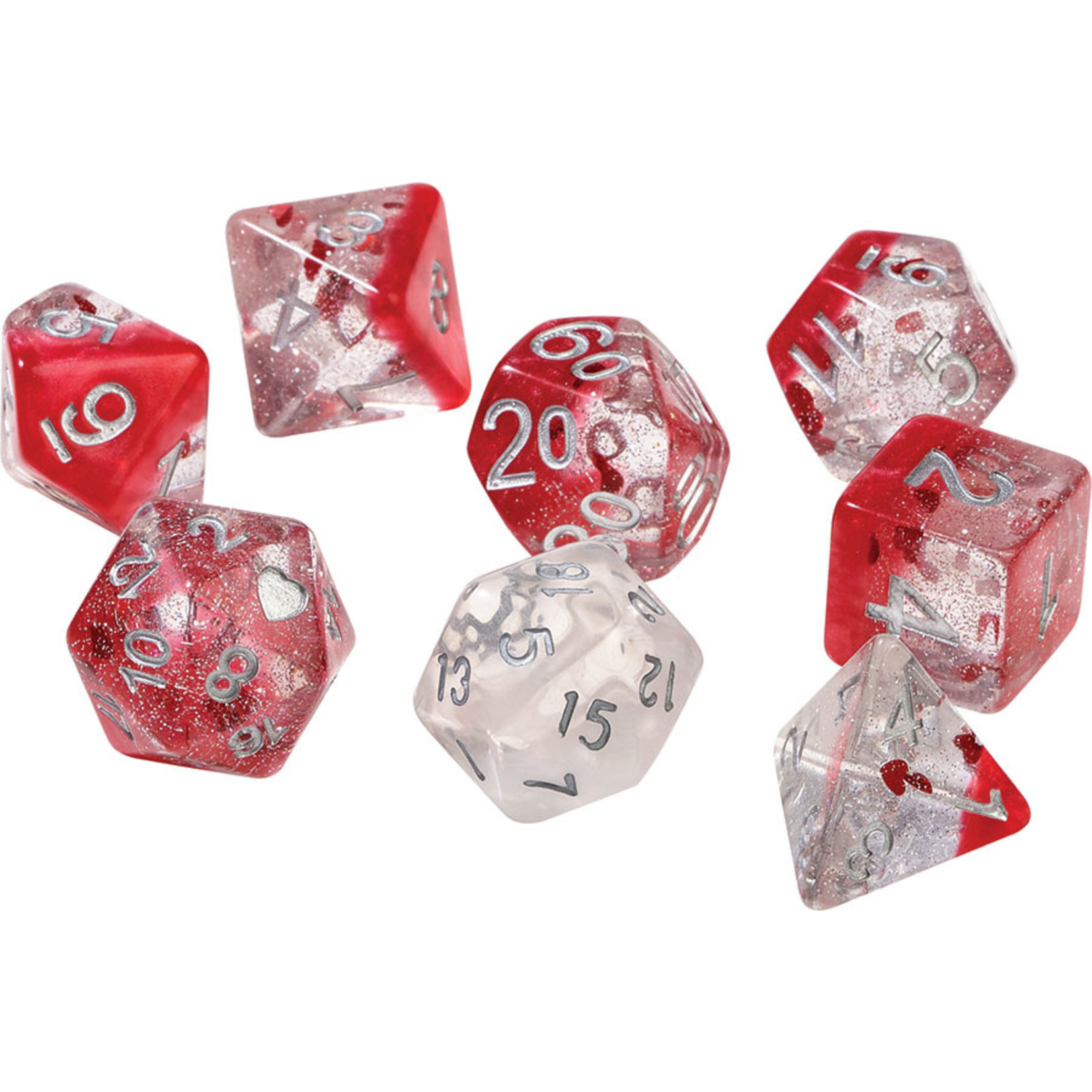 Sirius Dice RPG Dice Set (7): Hearts