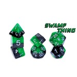 Gate Keeper Games Swamp Thing Halfsies 7-Die Polyhedral Set