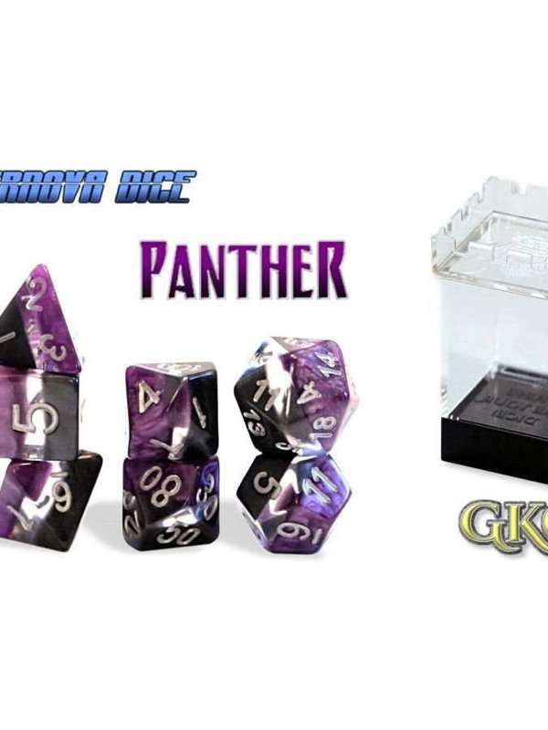 Gate Keeper Games Panther Supernova 7-Die Polyhedral Set