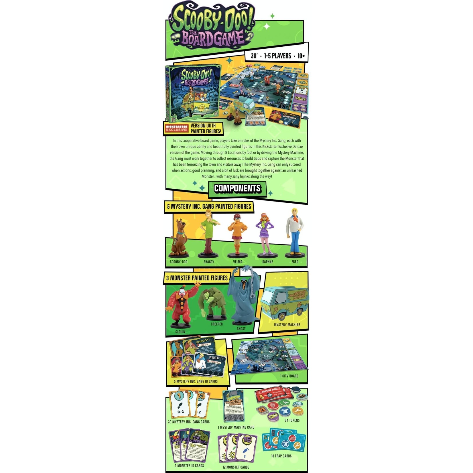 CMON Scooby Doo! The Board Game Deluxe Kickstarter