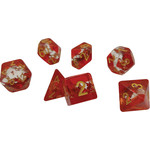 Sirius Dice RPG Dice Set (7): Maple Leaf