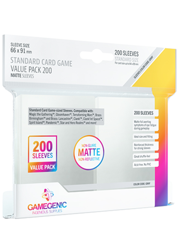 GAMEGEN!C Standard Card Game Value Pack Matte 200