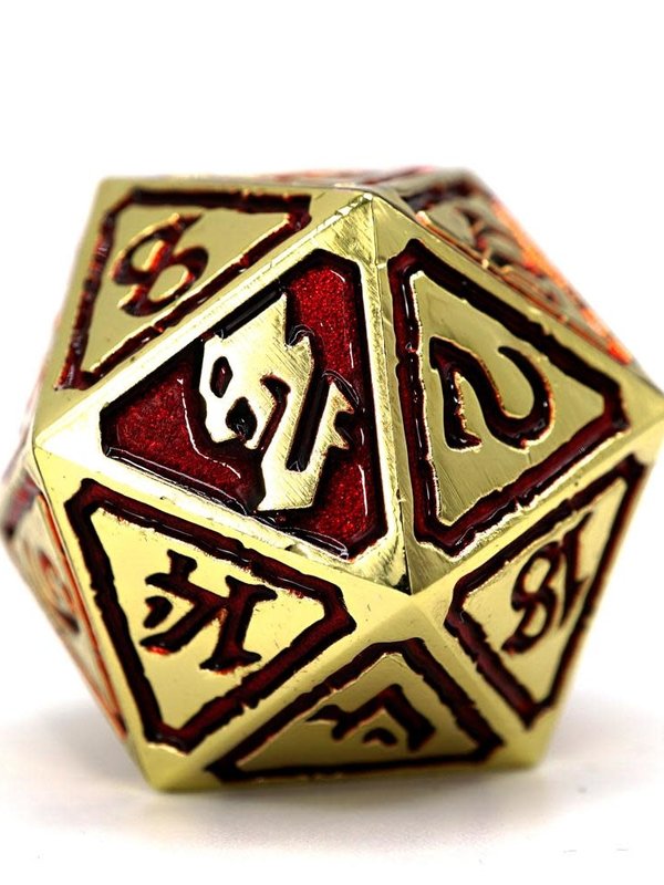 Die Hard Dice Dire d20 - Gilded Ruin Kings 25mm