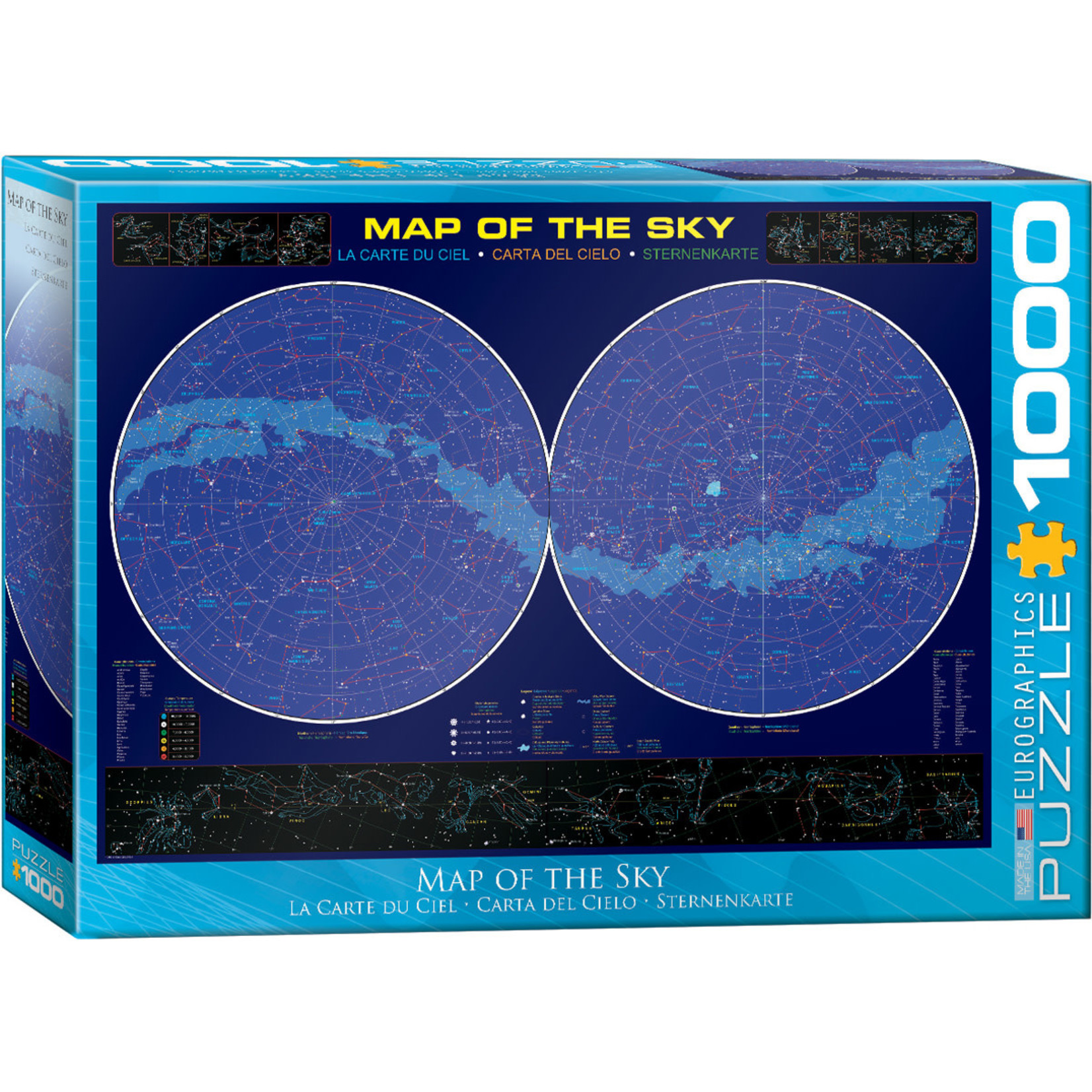 EuroGraphics Map of the Sky 1000pc