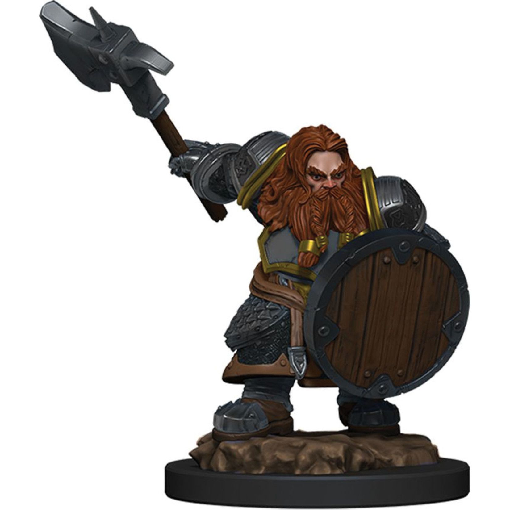 D&D Frameworks: Dwarf Fighter Male - Unpainted and Unassembled – WizKids