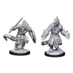 WIZKIDS/NECA D&DNMUM Lizardfolk Barbarian & Lizardfolk Cleric W15