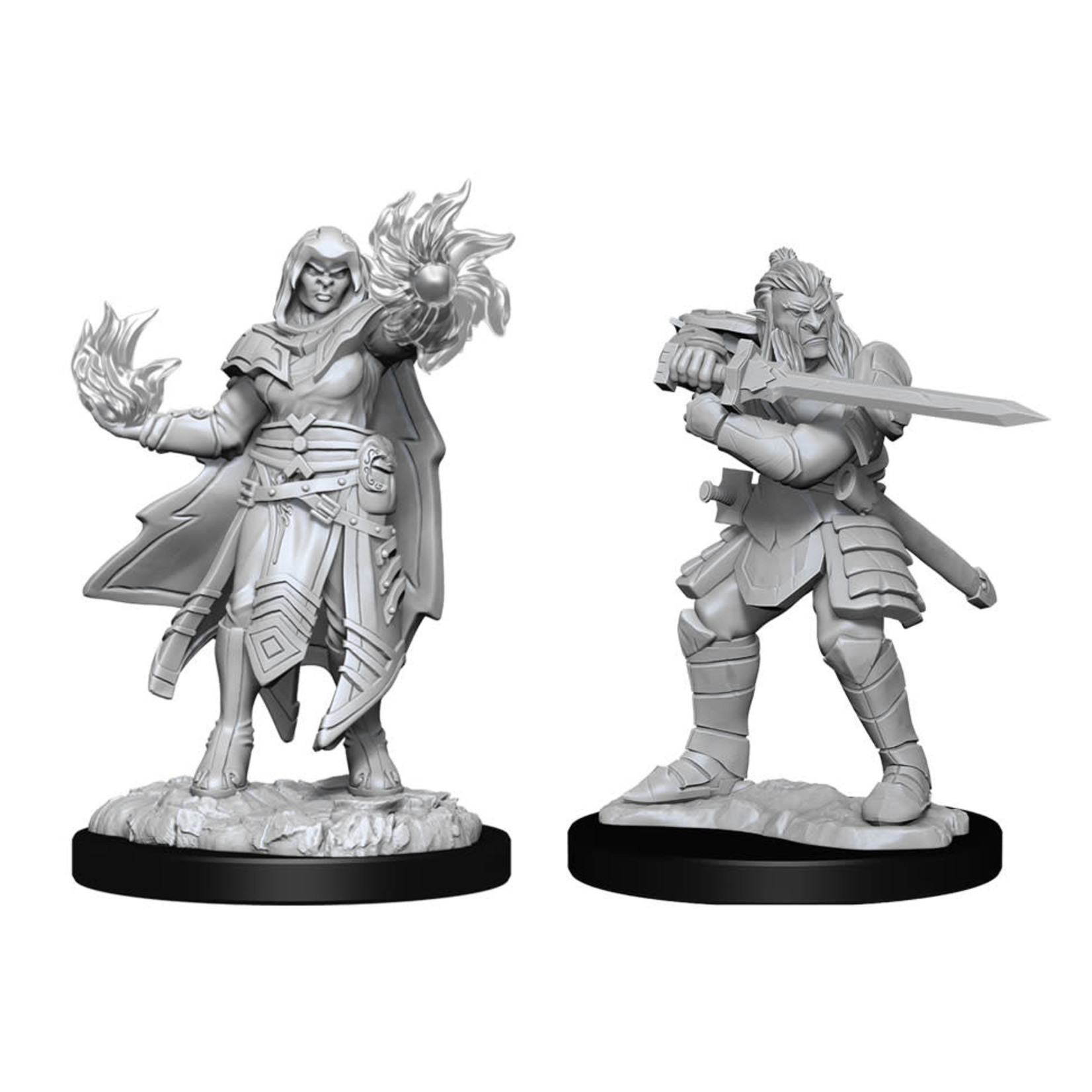 WIZKIDS/NECA D&D Hobgoblin Fighter Male & Hobgoblin Wizard Female W15